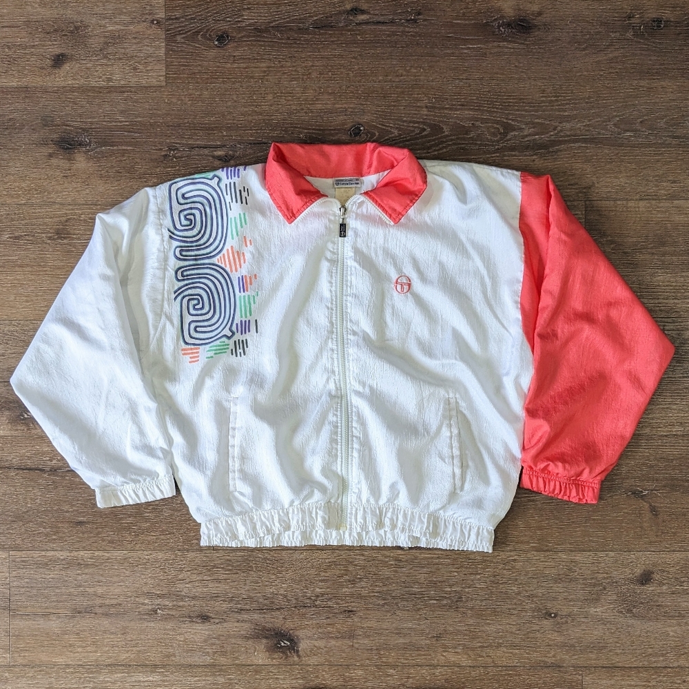 Vintage Sergio Tacchini windbreaker jacket - SIZE 10
